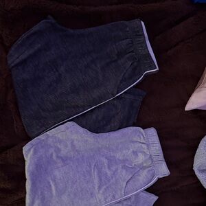 2 count Elastic-Waist Jockey Jogger sleepwear in Dark Gray and Light Gray